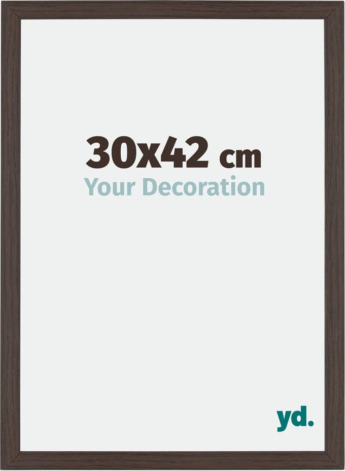 Your Decoration - Fotolijst 30x42 cm - MDF - Eiken Donker - Mura