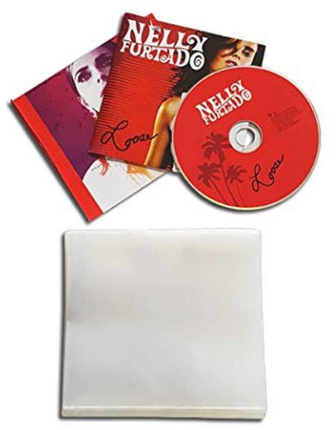 CD-beschermhoezen compleet zonder lege doos - Verpakking van 100 Stuks