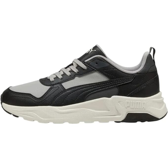 PUMA Trinity 2 LT SL Unisex Sneakers - Gray Echo-PUMA Black-Vapor Gray