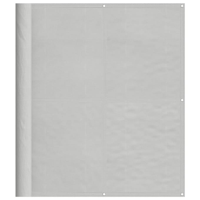 vidaXL - Balkonscherm - 120x300 - cm - 100% - oxford - polyester - lichtgrijs