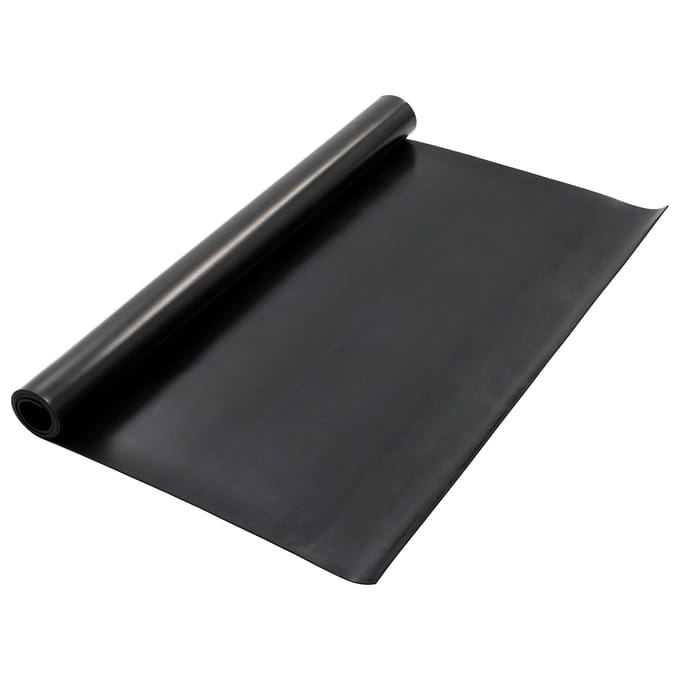 vidaXL - Vloermat - Zwart - 1,2 - x - 2 - m - Rubber