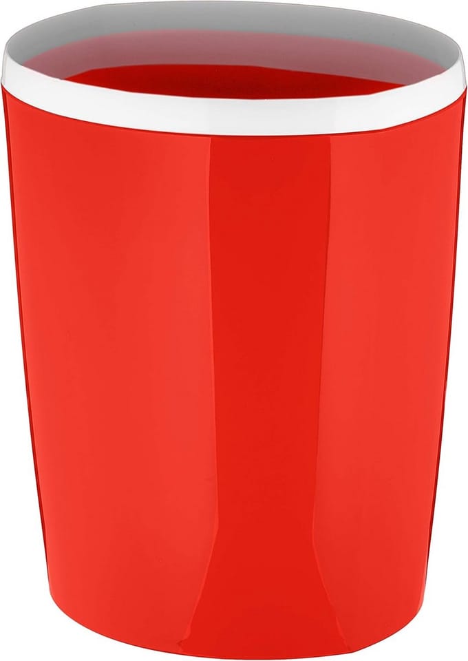 Kleine Rode Prullenbak 5 Liter - Compact Keukenafvalbakje