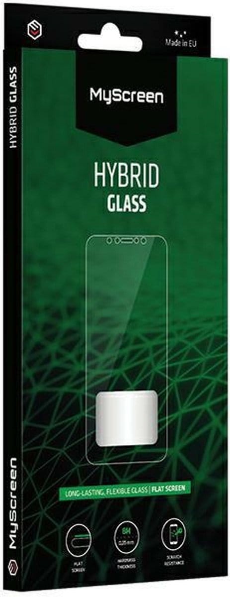 MyScreen Protector MS HybridGLASS - Xiaomi Redmi Note 8 - Hybride Bescherming - Transparant - Krasbestendig