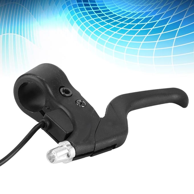 Zwarte Plastic Remhendel Links Voor Razor Elektrische Scooter Pocket E-bike gray