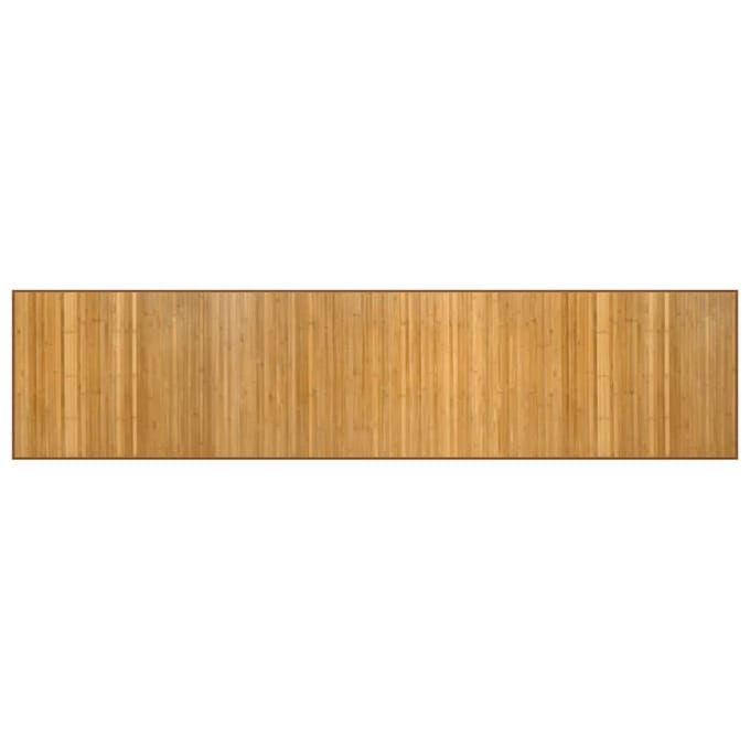 vidaXL - Vloerkleed - rechthoekig - 70x300 - cm - bamboe - naturel