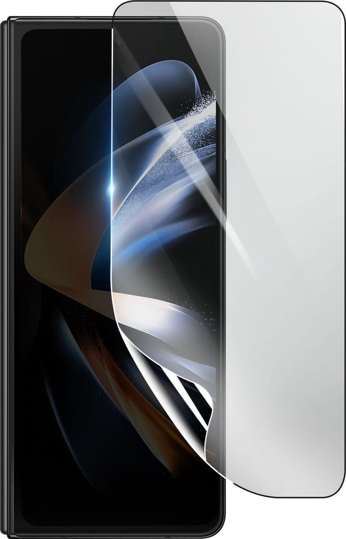 3mk, Geschikt voor Samsung Galaxy Z Fold 4, Schokbestendige Hydrogel Screenprotector, Transparant