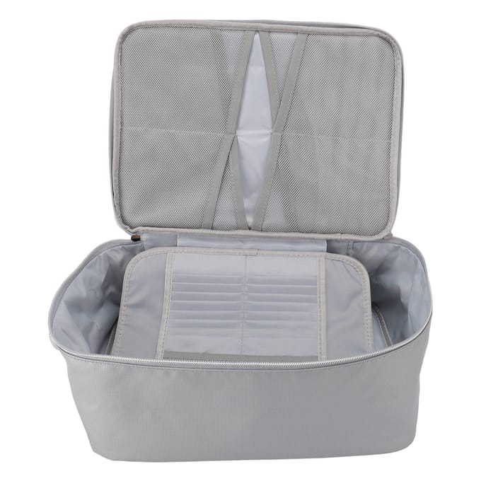 Brandwerende Waterdichte Documentenmap Organizer Box Draagbare Thuis Reis Veilige Opbergdoos met Slot gray