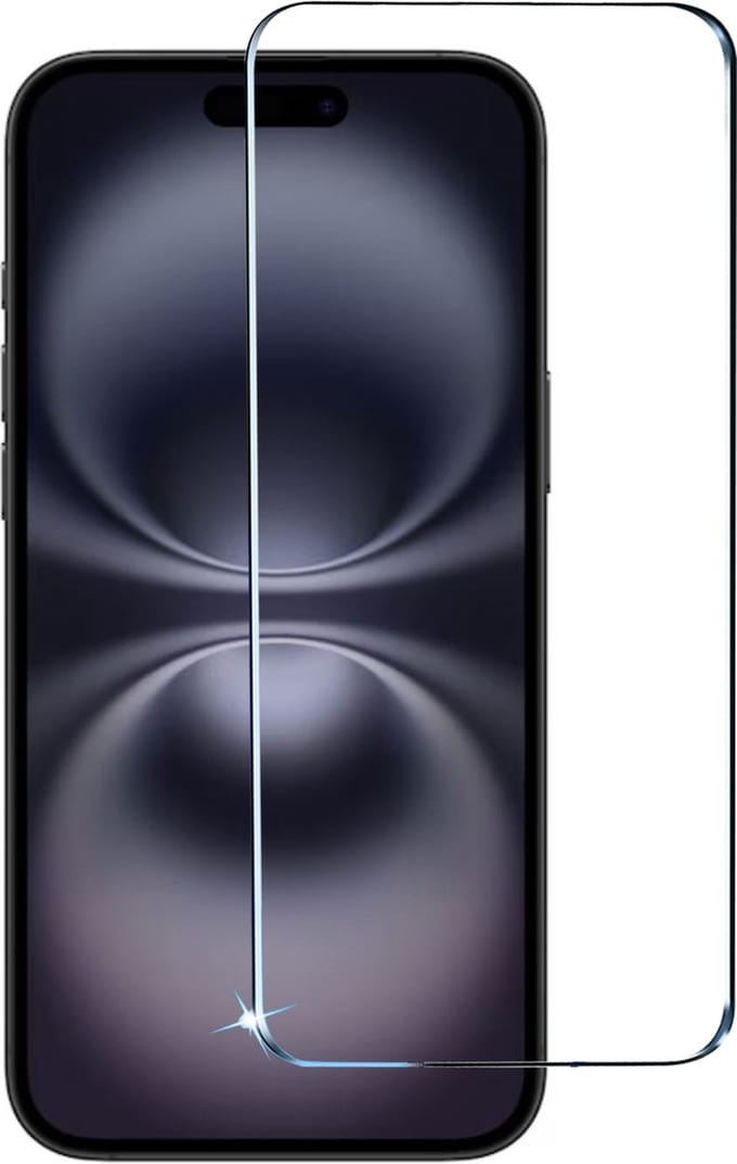 Tempered glass Geschikt voor iPhone 16 Plus Screenprotector - Beschermglas - Glasplaatje