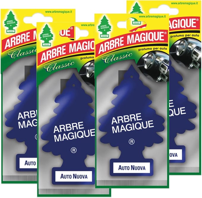 Luxe Auto Luchtverfrisser Set - Klassieke Geur - Langdurige Werking (4 Stuks)