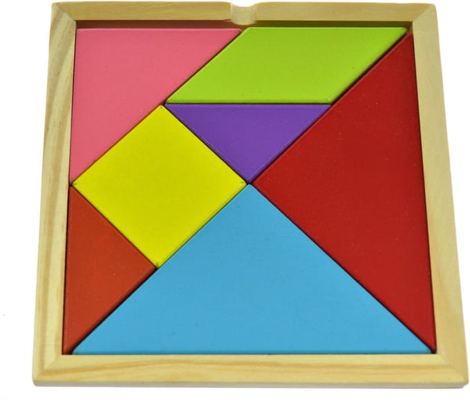 Houten Tangram Puzzel Educatief Speelgoed voor Kinderen