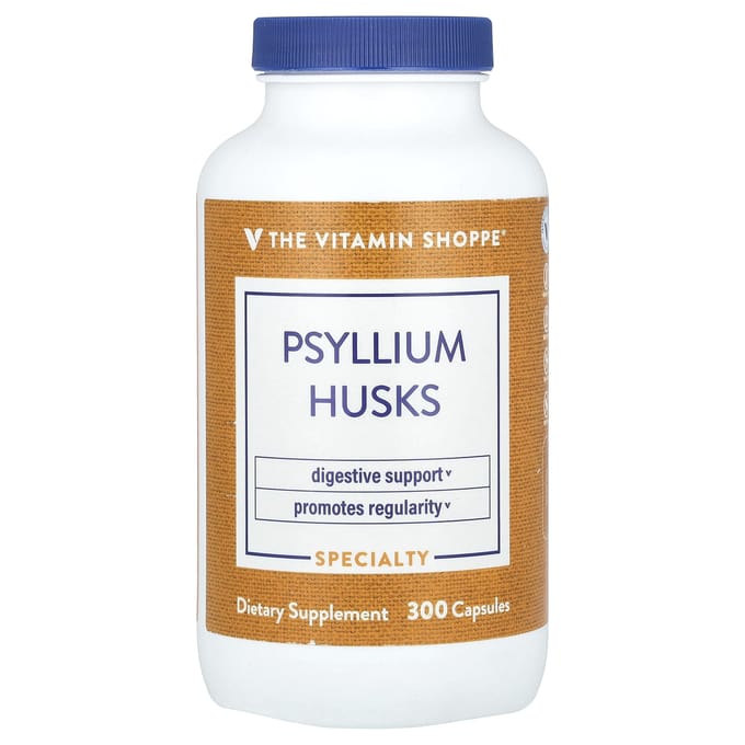 The Vitamin Shoppe, cosse de psyllium, 300 gélules