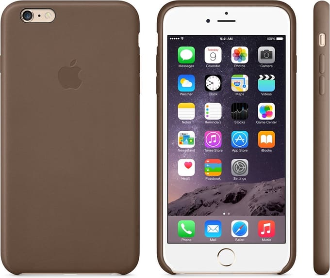 Apple - Leren Hoesje - iPhone 6/6S Plus - Bruin