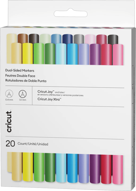 Cricut Joy™ Dual-Tip Markers - Ultimate (20 stuks)