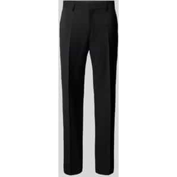 Regular fit pantalon met persplooien, model 'Lenon'