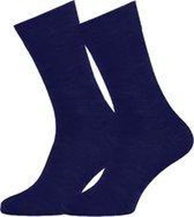 Topsocks herensokken merinowol - marine -maat 39/42