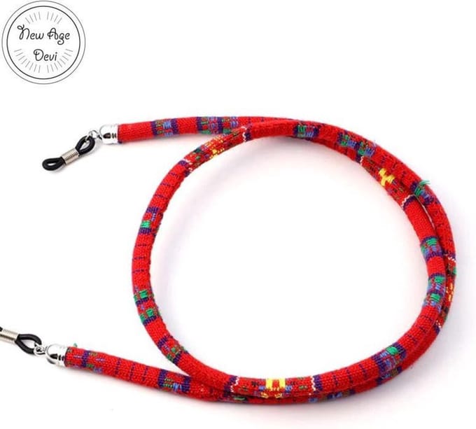 Go Go Gadget - Multikleur Brilkoord voor (zonne)bril - rood
