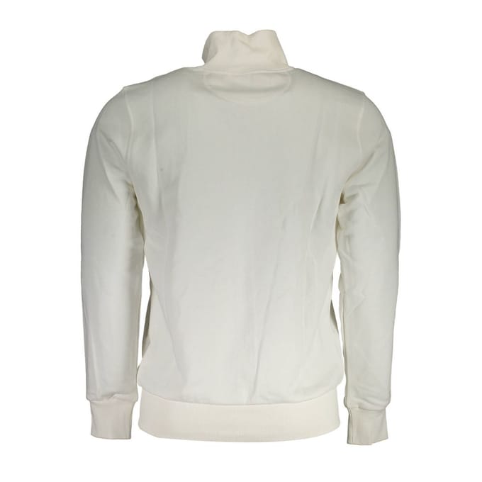 La Martina Bianco Katoenen Heren Sweatshirt