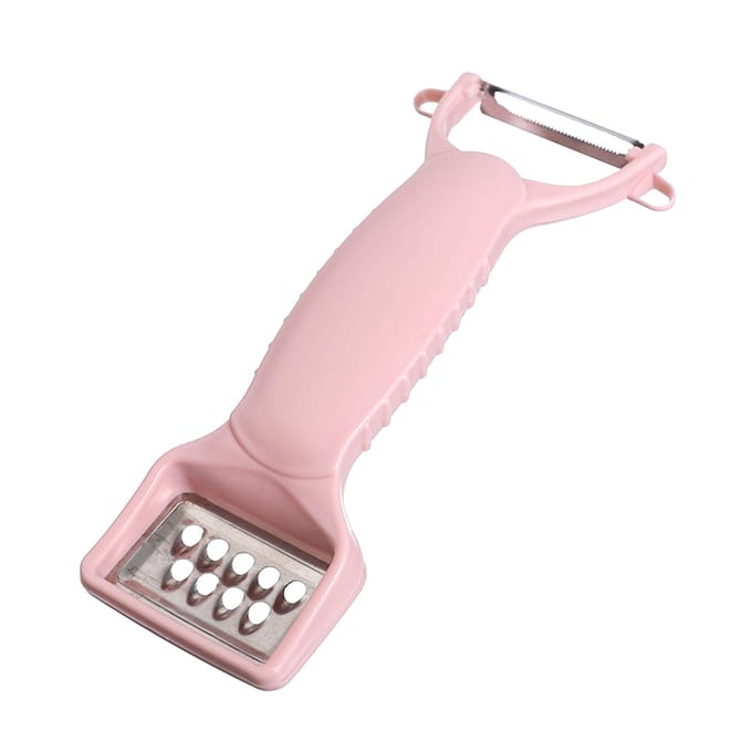 Schiller Aardappel Roze Multifunctioneel Scherp Mes Roestvrij Staal PP Arbeidsbesparend Veilig Rasp Schilmes white