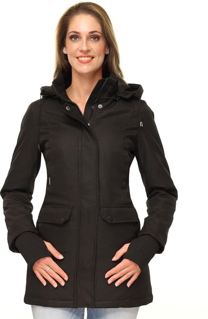 Versano Jessica Dames Slim Fit Winterjas 3XL - Zwart