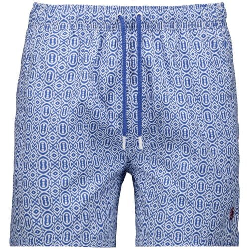 Ragman Swim Short Abstract Fantasy Pattern Royal Blue / male