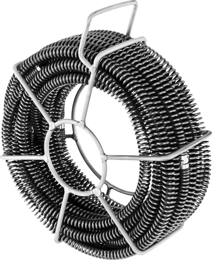 Pijpreinigingsspiralen set 6 x 2,45 m / Ø 16 mm - MSW