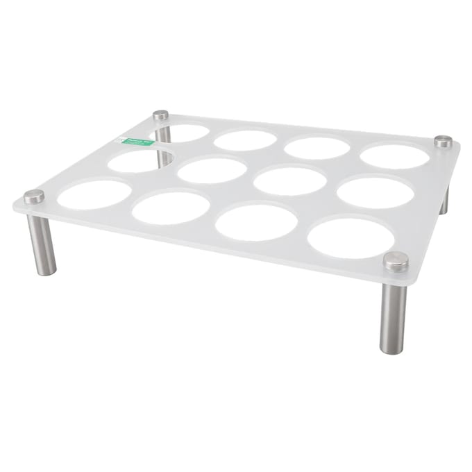 Koffiepads Lade Inzetstuk Opberging Vlak Aanrecht Koffiepads Lade Organizer Houder voor 12 stuks white