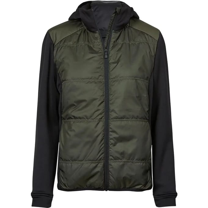 Tee Jays - Women´s Hybrid-Stretch Hooded Jacket - Deep Green - XL
