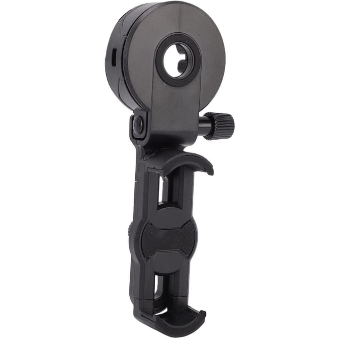 Adaptateur de téléphone pour télescope Adaptateur universel pour smartphone pour télescopes monoculaires Microscope Jumelles black