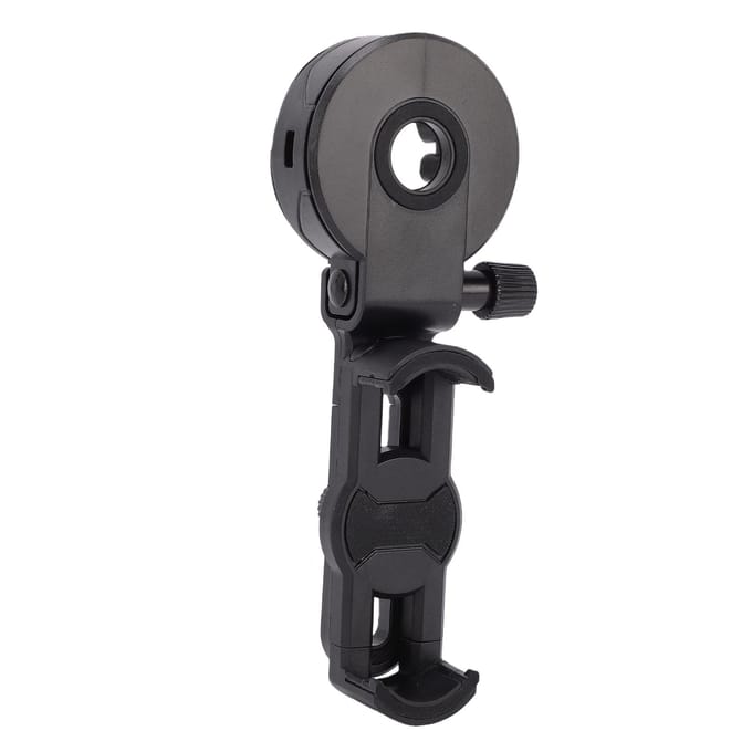 Adaptateur de téléphone pour télescope Adaptateur universel pour smartphone pour télescopes monoculaires Microscope Jumelles black