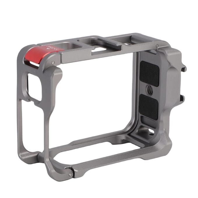 Camera Kooi Geschikt voor Insta360 Ace Pro Pro 2 Camera Aluminium Legering Beschermend Frame gray