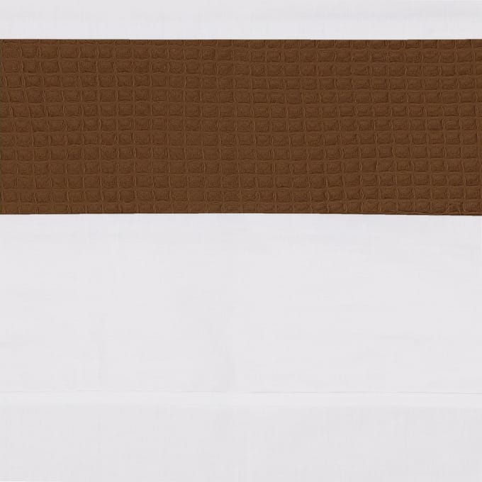 BINK Bedding Wieglaken Wafel (Pique) Caramel 75 x 100 cm