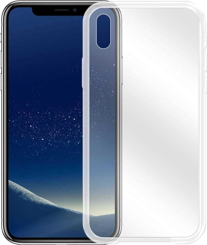 Doorzichtig TPU Siliconen hoesje voor Apple iPhone X