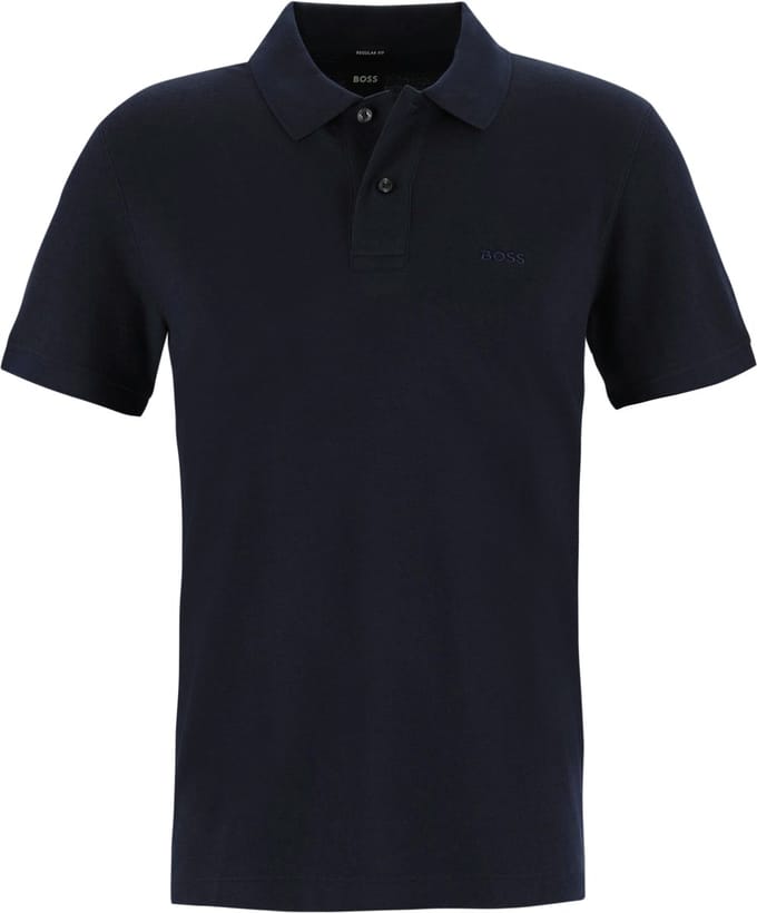 BOSS Pallas regular fit polo - pique - donkerblauw