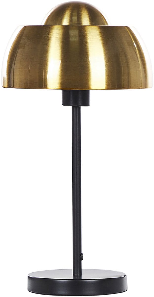 SENETTE - Tafellamp - Zwart/Goud - Metaal
