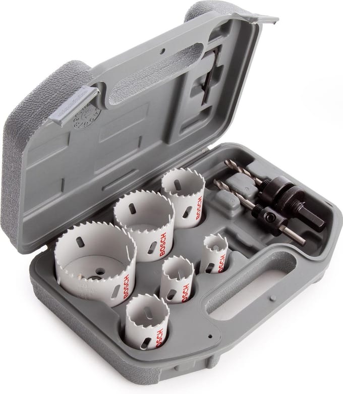 BOSCH | Gatzagenset | Bi-Metaal | 9-delige elektricien set, Progressor gatzagen