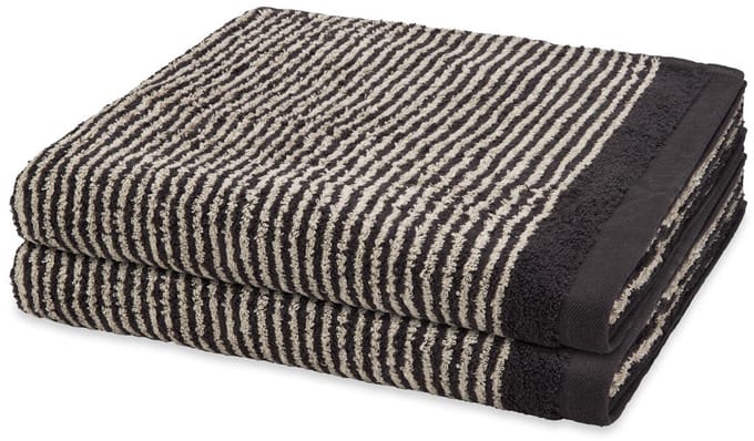 Ross Sonstiges 2 X douchehanddoek in set 2 pack Stripes