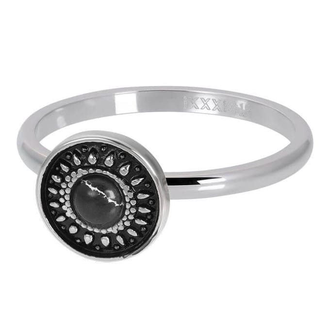 iXXXi Vulring Vintage Black Zilver | Maat 16 (gewone ringmaat 18)