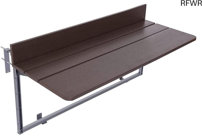 RFWR® Inklapbare Balkontafel voor Buiten - Verstelbare Hoogtes en Ruimtebesparend Design
