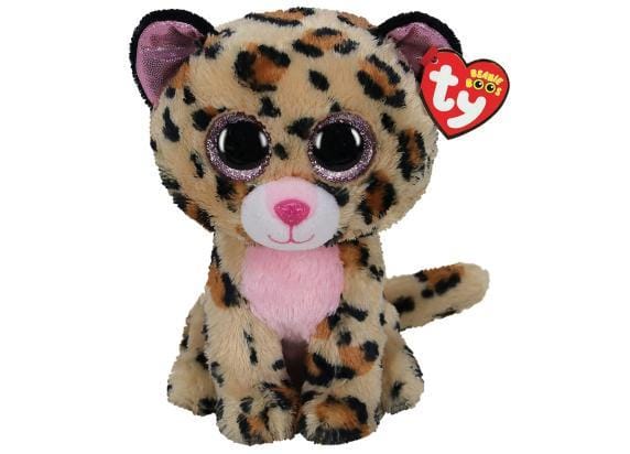 TY Beanie Buddy Livvie Leopard 24cm