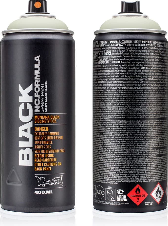 Montana BLACK 6410 Trabi spuitbus 400ml