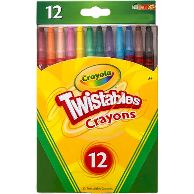 Crayola Twistables Kleurpotloden - 12 stuks