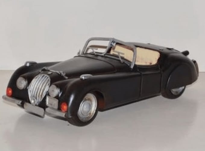 Maddeco blikken auto "Jaguar XK 120" (30x12x10)