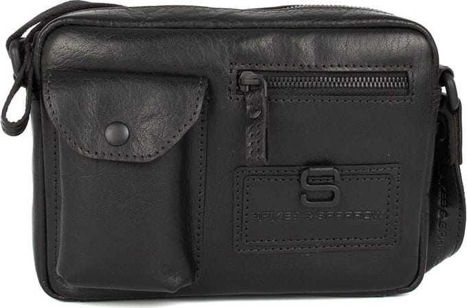 Leren Crossbodytas - Nashville - Zwart