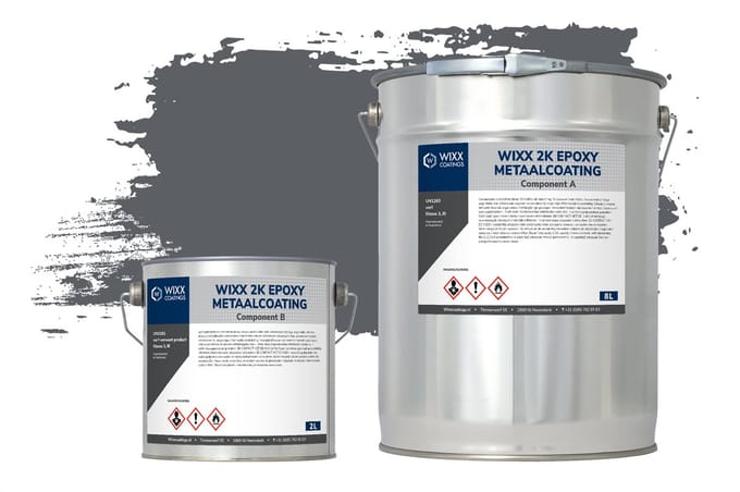 Wixx 2K Epoxy Metaalcoating - 5L - RAL 7015 | Leigrijs