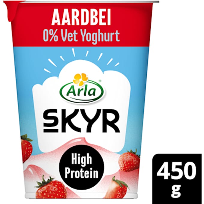 Skyr aardbei yoghurt 0% vet