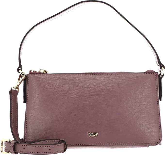 DKNY Leren Handtas Schoudertas Irina Sutt Handbag Old Rose Oud roze
