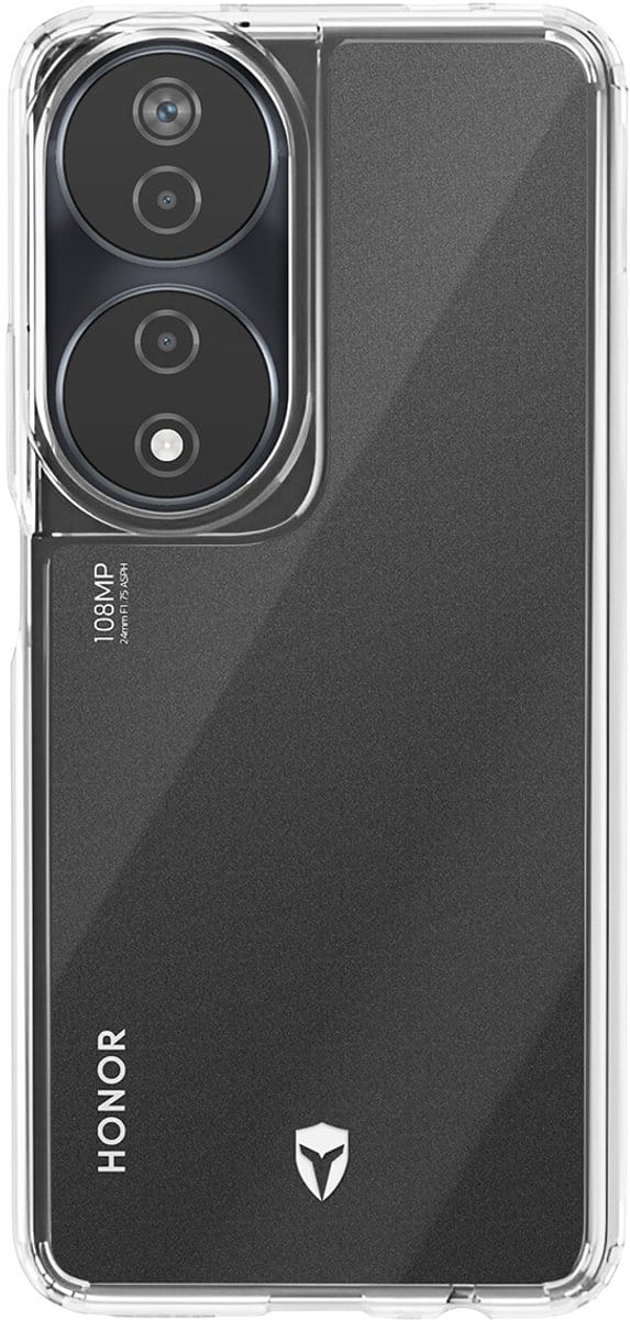 Force Case, Hoesje geschikt voor Honor 90 Smart - FEEL Versterkt Tryax System met 3D Inserts, Transparant
