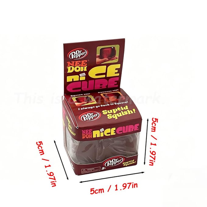 Needoh Nice Cube Sensorisch Fidget Speelgoed, Stress & Angst Verlichtende Bureau Kubus voor Volwassenen en Kinderen, Focus Kalmerend Sensorisch Hulpmiddel