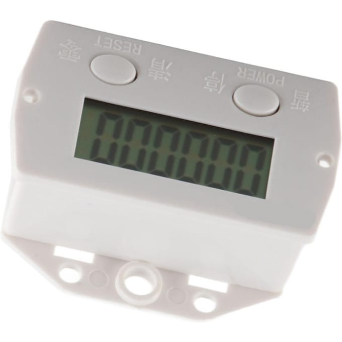 Compteur numérique pour machine à tricoter Électronique 0‑999999 Chiffre avec interrupteur à induction magnétique gray
