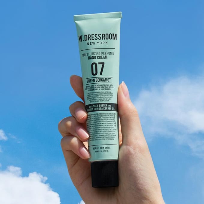 [W.DRESSROOM] Handcrème 07 Groene Bergamot 50ml white